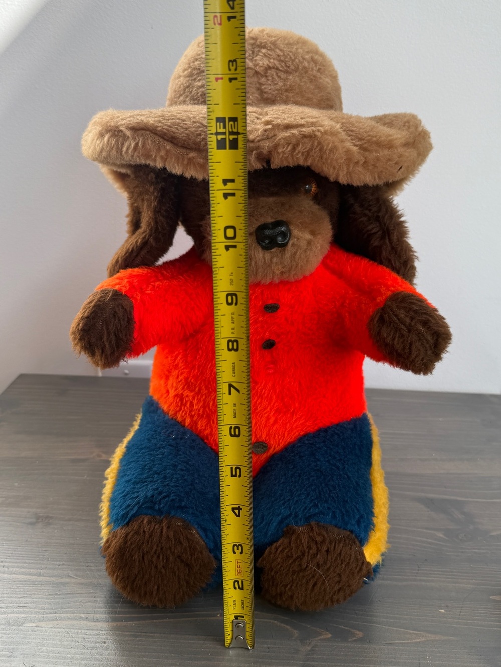 Vintage hard stuffed RCMP dog - Picture 8 of 16